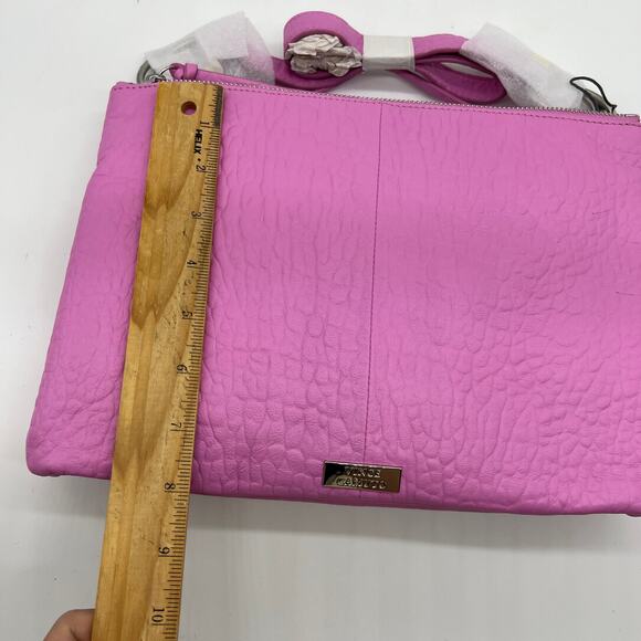 Vince Camuto Leather Livy Shoulder Bag Arresting Pink - Picture 4 of 16